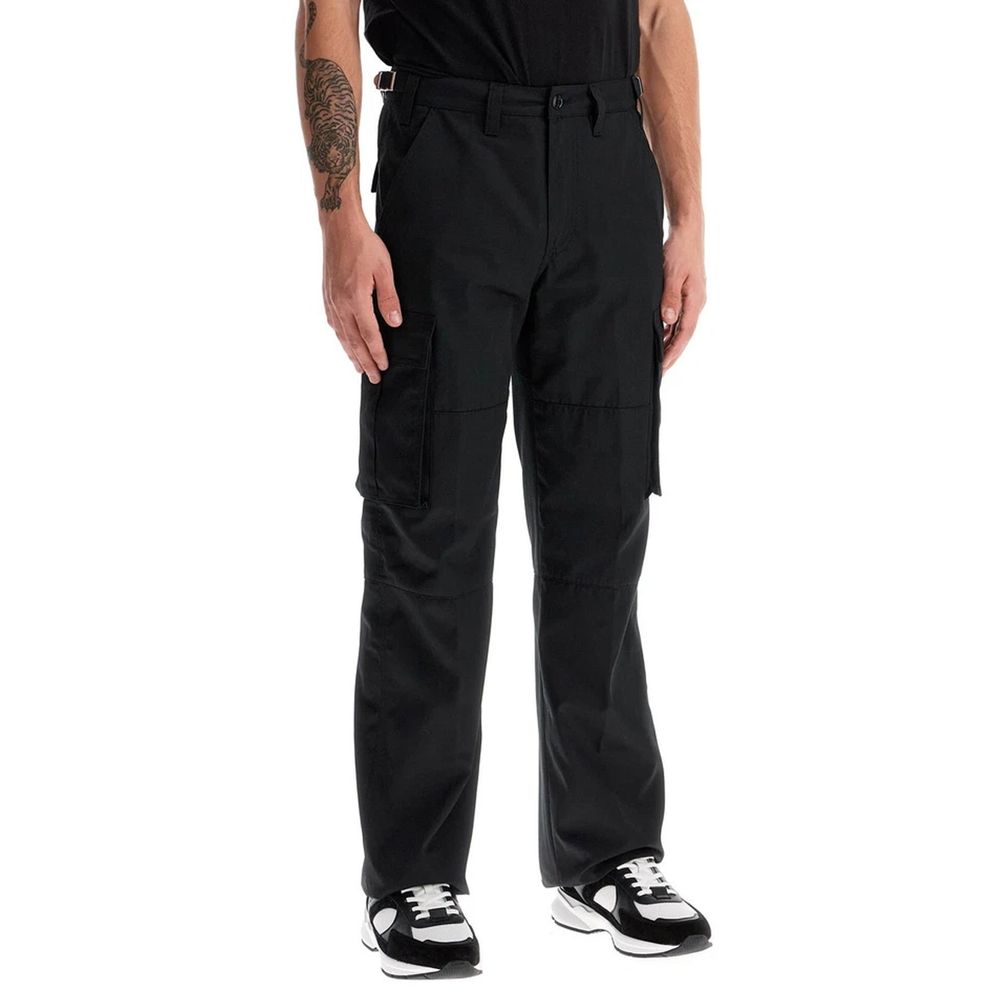Celine Black Cotton Cargo Pants Celine