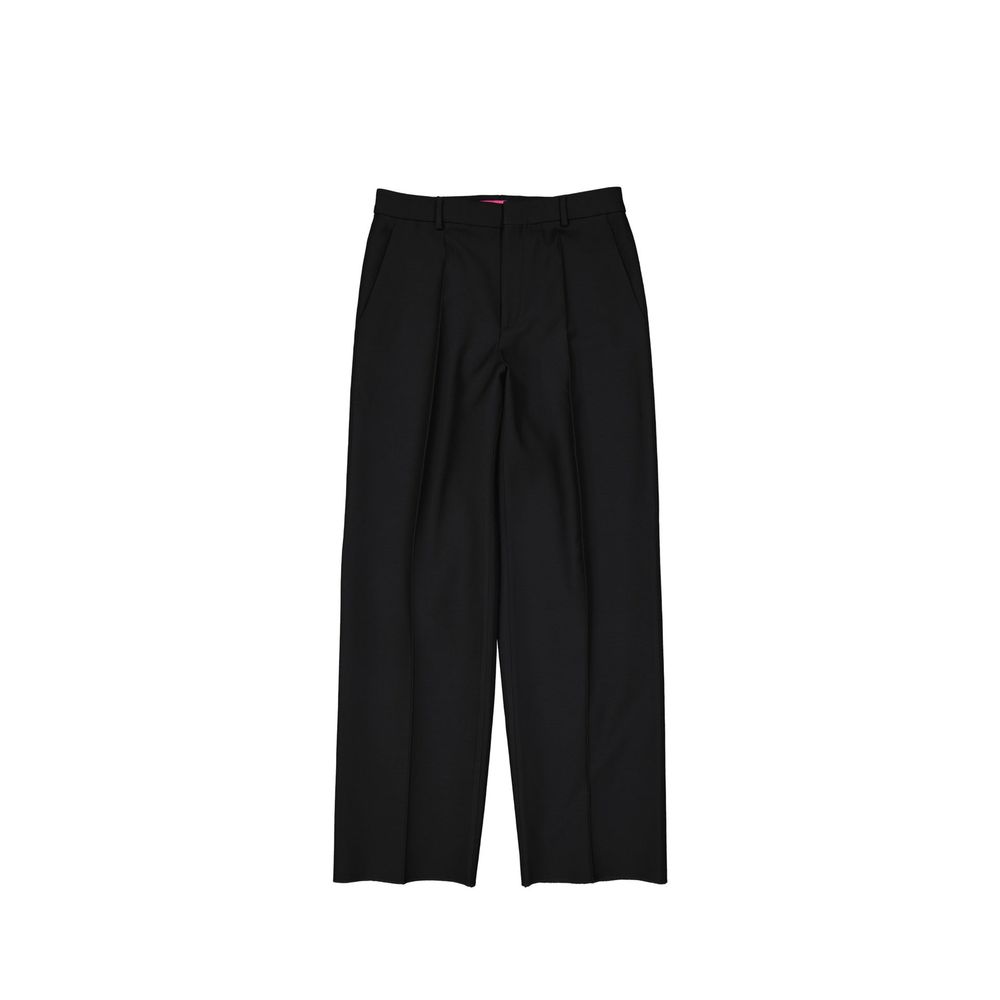 Valentino Black Silk Flared Pants Valentino