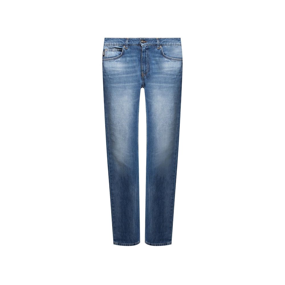 Versace Blue Cotton Jeans Denim Versace
