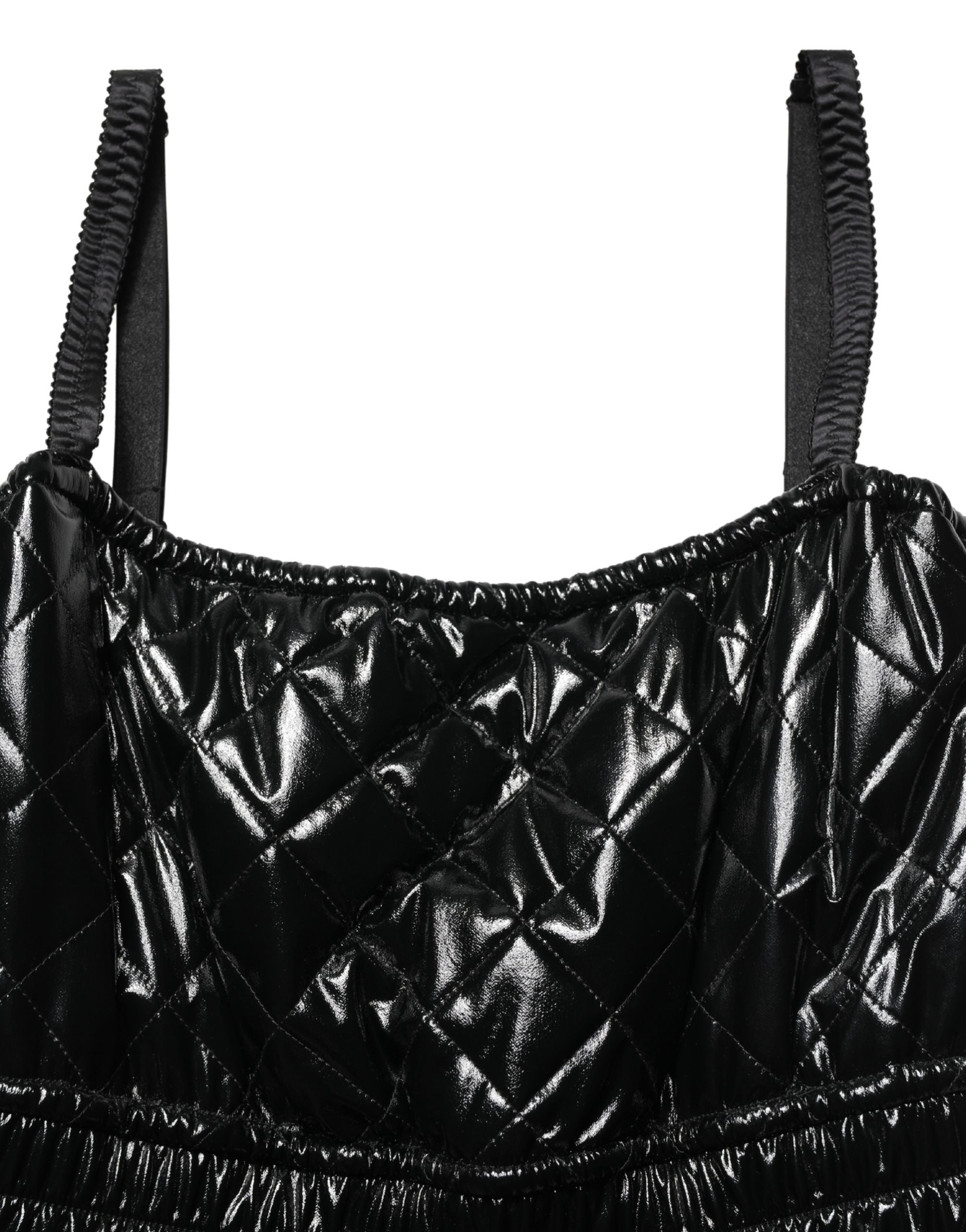 Dolce & Gabbana Black Sleeveless Romper Jumpsuit Dress Dolce & Gabbana