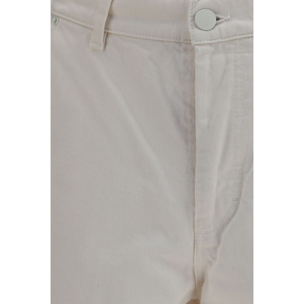 Ami Paris White Cotton Bermuda Shorts Ami Paris