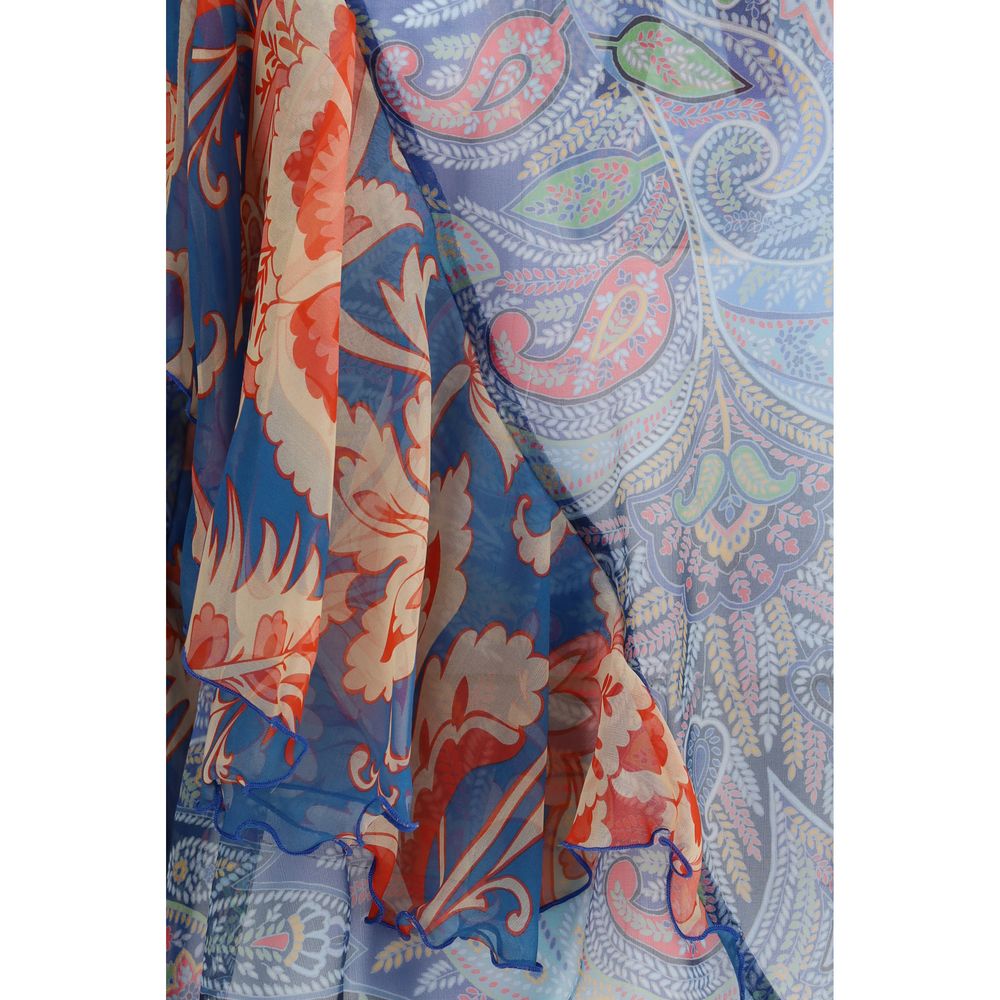 Etro Multicolor Silk Pattern Shirt Etro