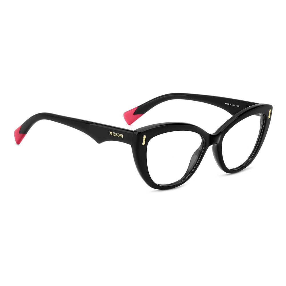 Missoni Black Acetate Glasses (Frames) Missoni