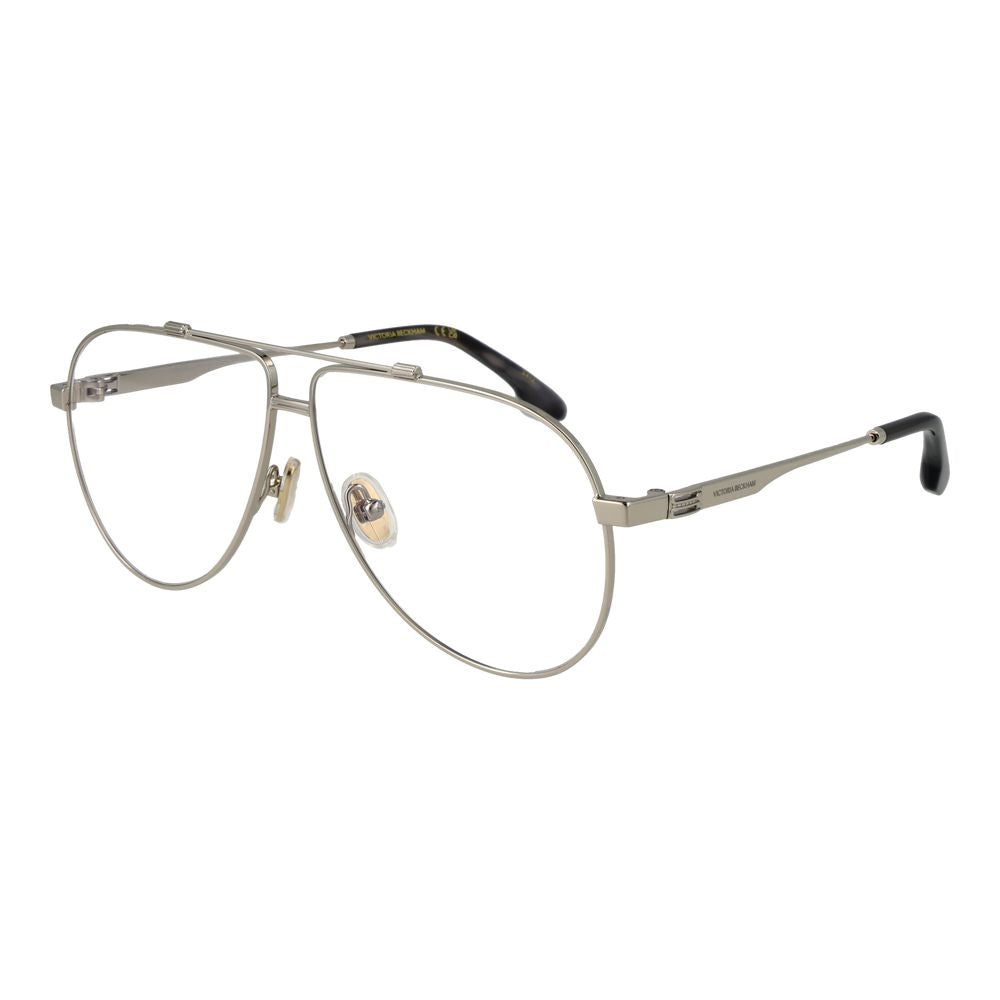 Victoria Beckham Gray Metal Glasses (Frames) Victoria Beckham