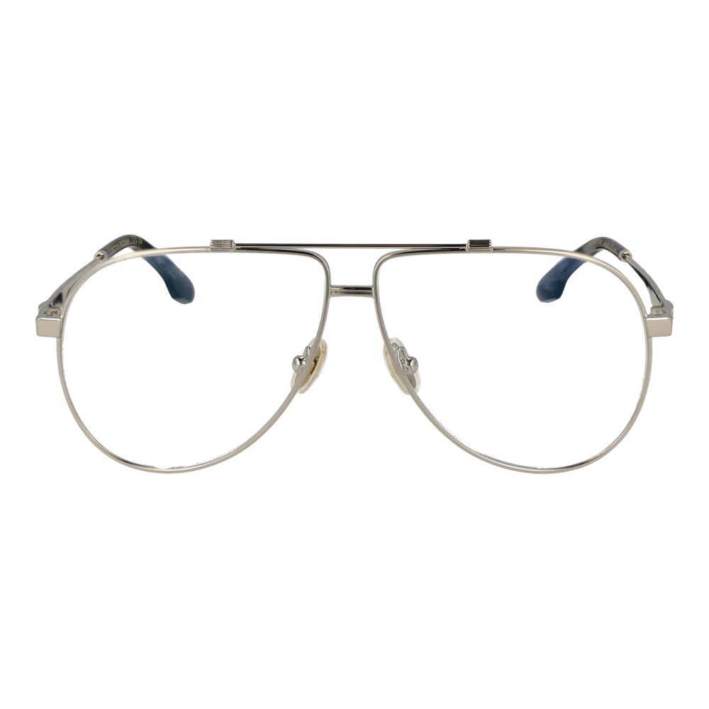 Victoria Beckham Gray Metal Glasses (Frames) Victoria Beckham