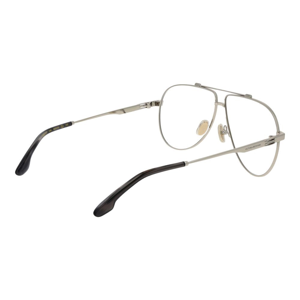 Victoria Beckham Gray Metal Glasses (Frames) Victoria Beckham