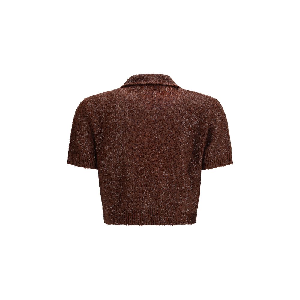 Brunello Cucinelli Bordeaux Linen Pattern Shirt Brunello Cucinelli