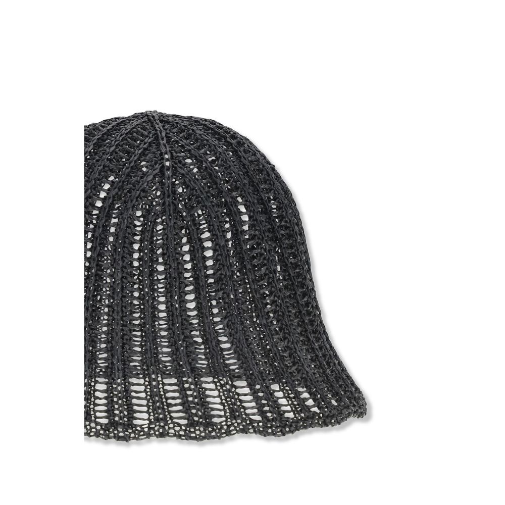 Brunello Cucinelli Black Polyamide Bucket Hat Brunello Cucinelli