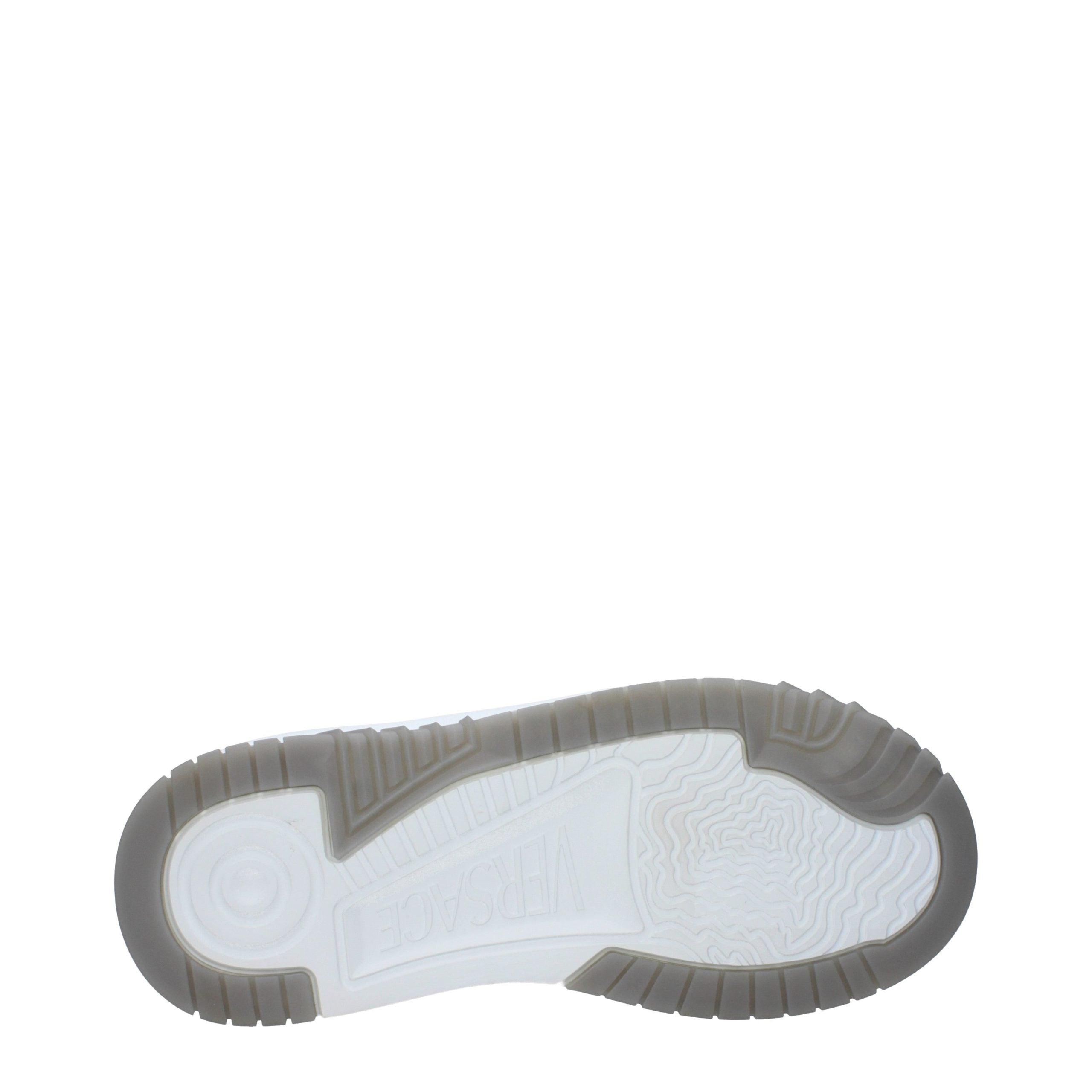 Versace Gray Leather Low Top Sneakers Versace