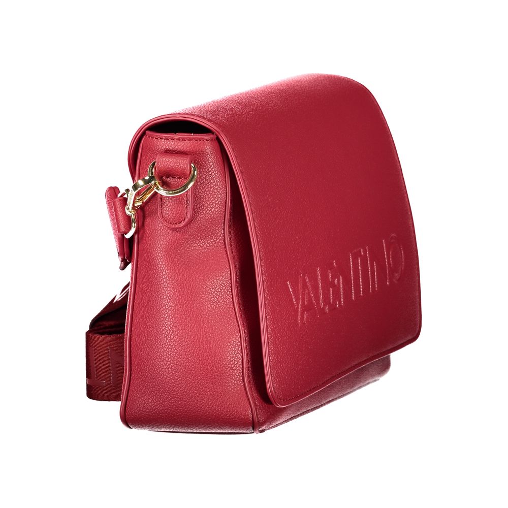 Mario Valentino Rosso Poliuretano Donna Bag With Adjustable And Removable Strap Mario Valentino