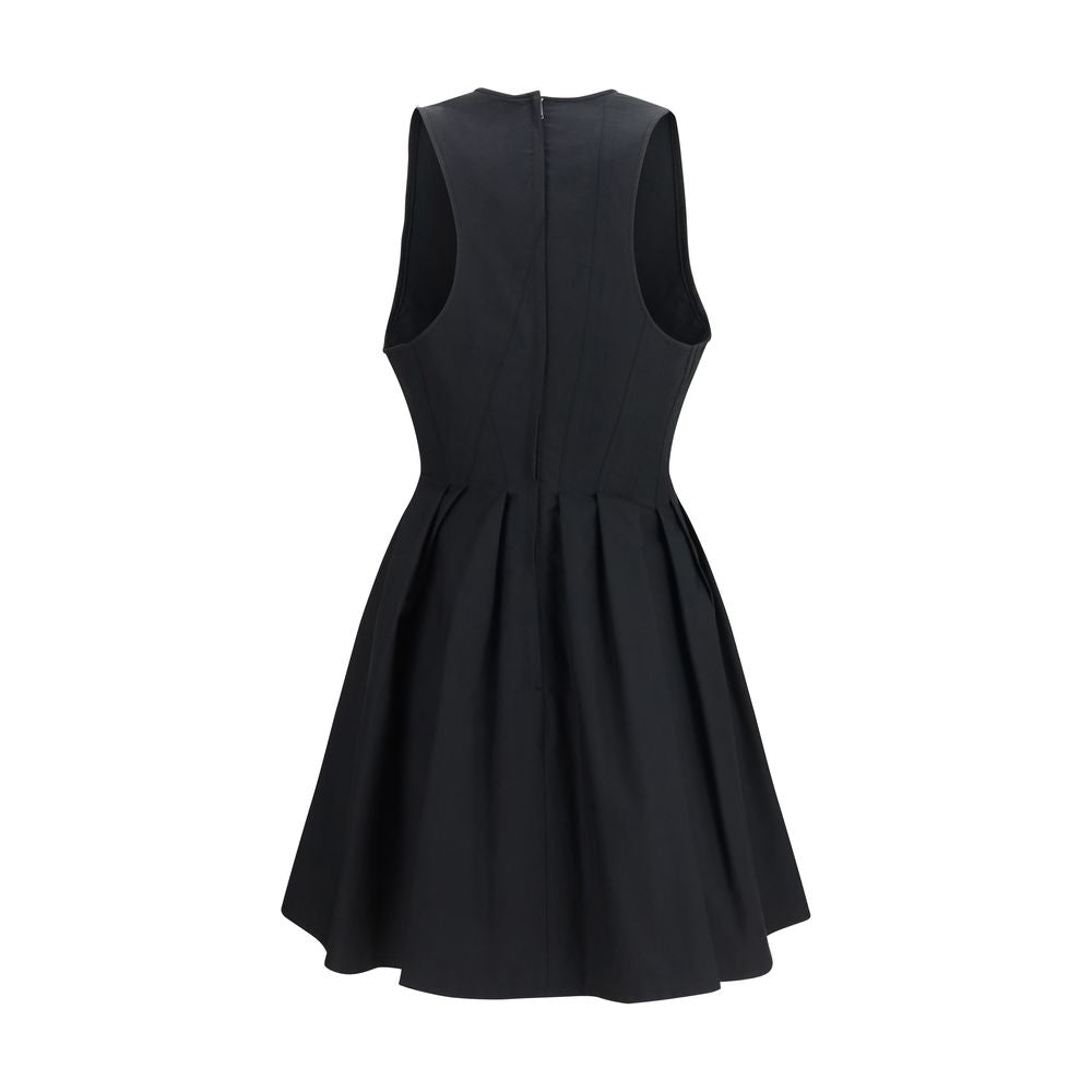 Max Mara Black Cotton Casual Dress Max Mara