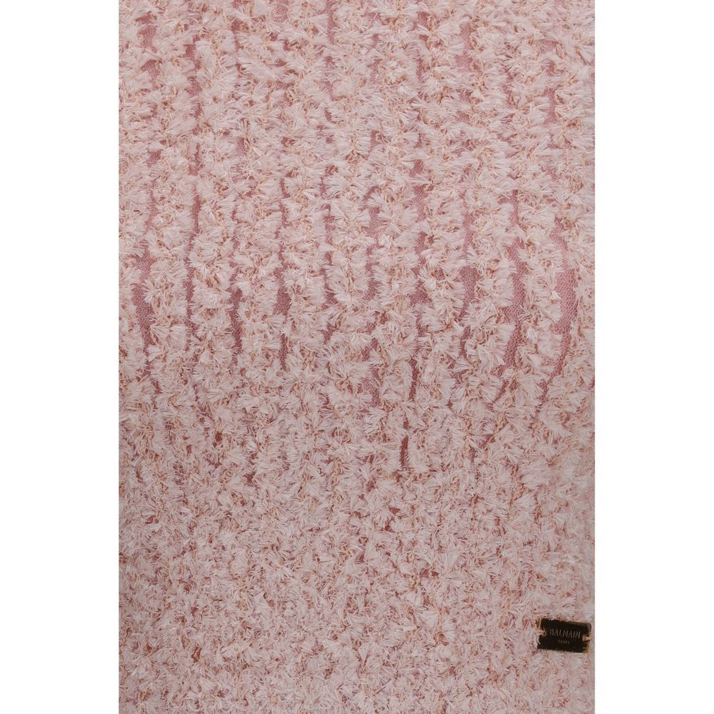 Balmain Multicolor Viscose Sleeveles T-Shirt Balmain