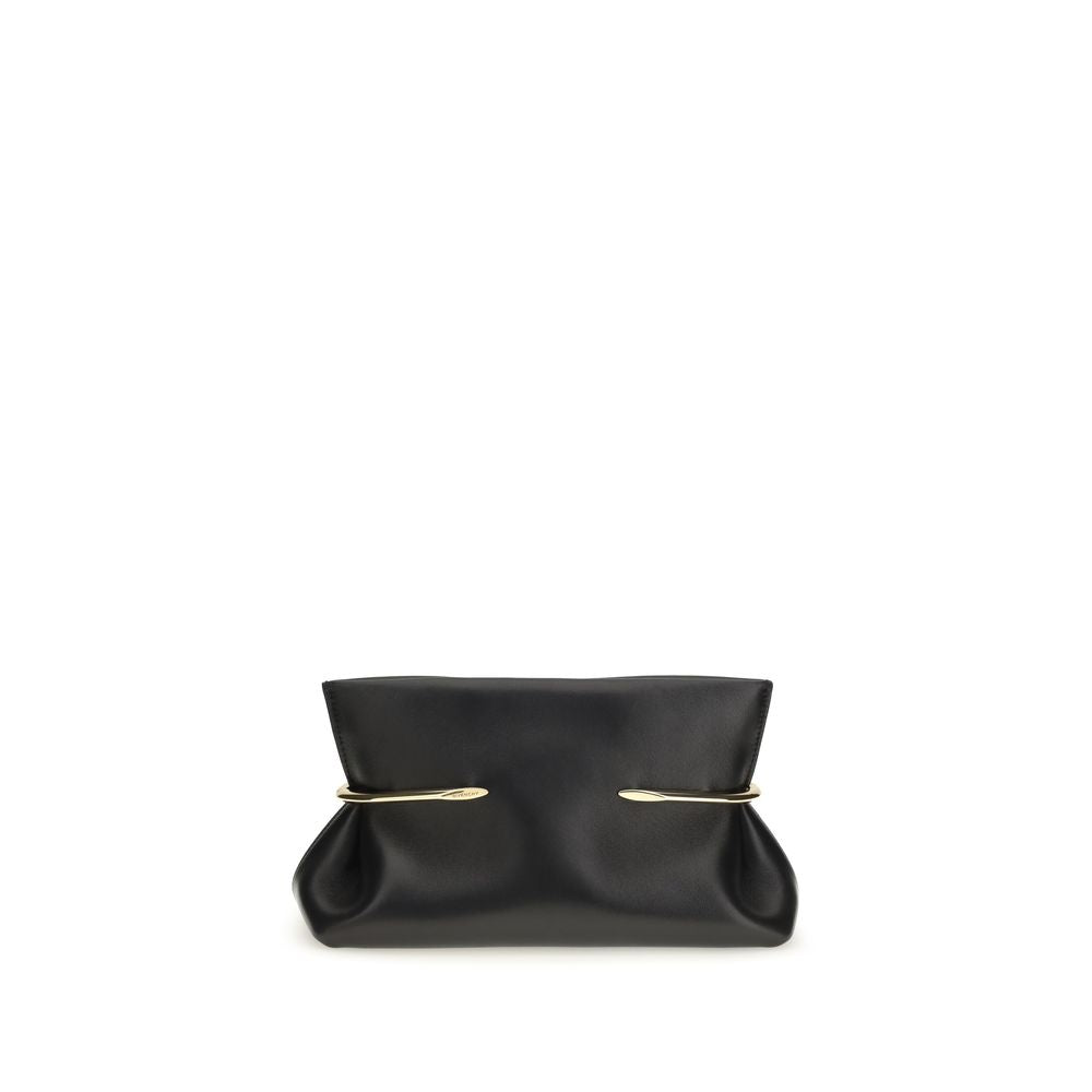 Givenchy Black Napa Leather / Calf Bos Taurus Clutch Bag Givenchy