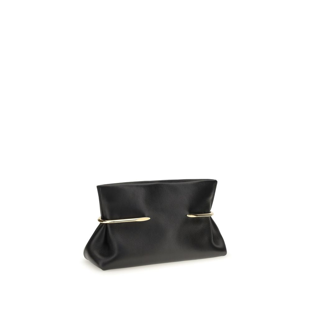 Givenchy Black Napa Leather / Calf Bos Taurus Clutch Bag Givenchy