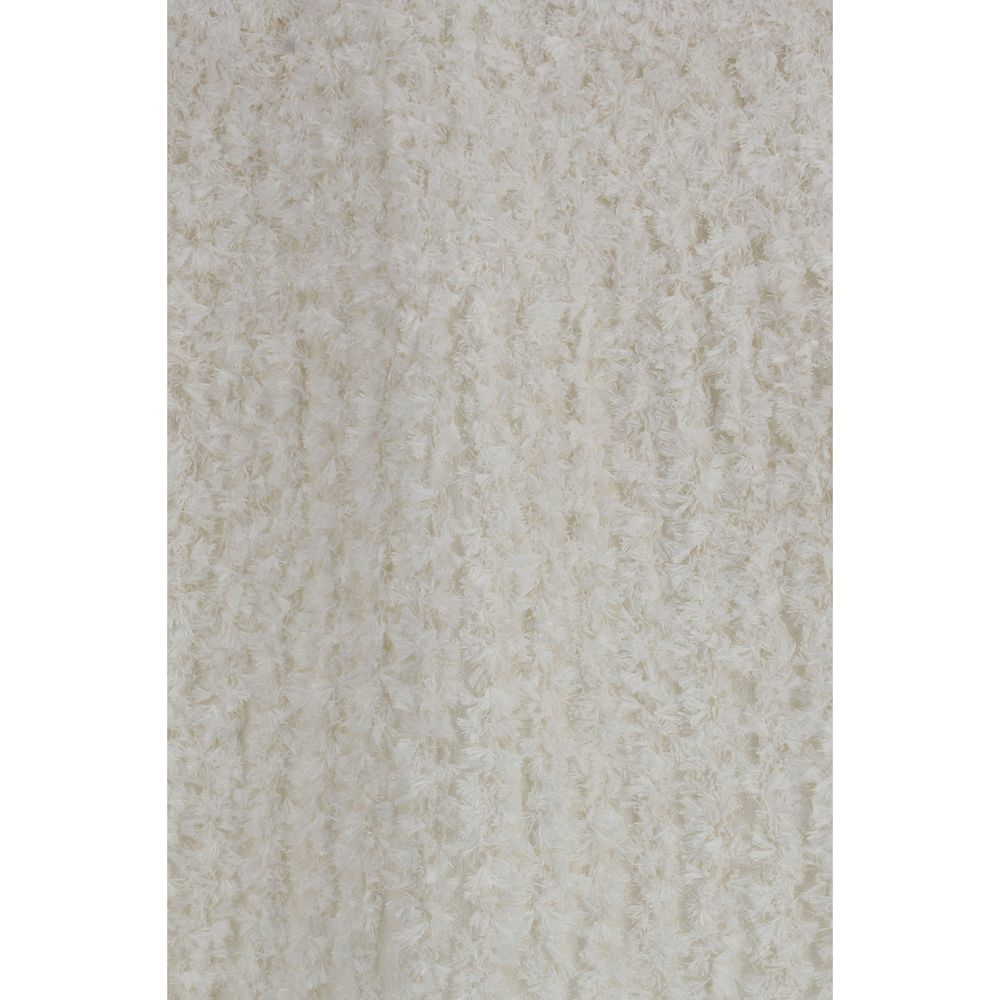 Balmain White Viscose Mini Skirt Balmain