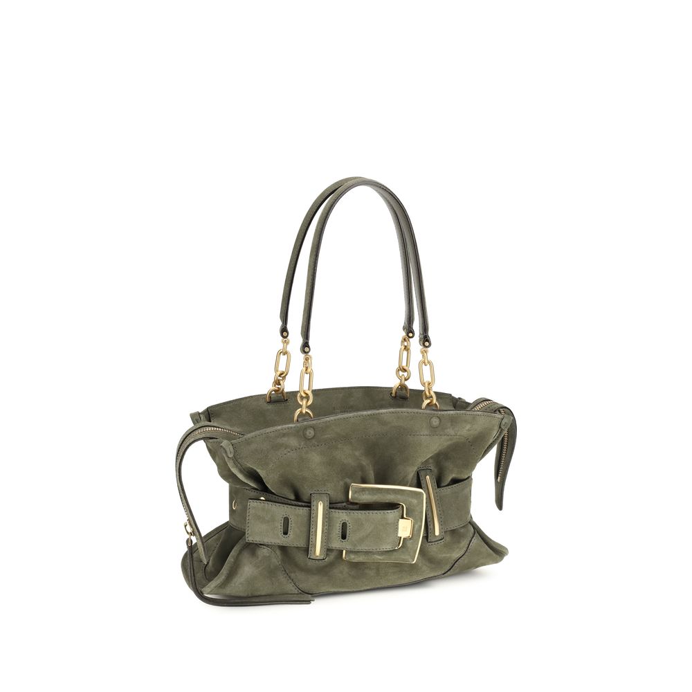 Balmain Bicolor Calf Leather Bos Taurus Handbag Balmain