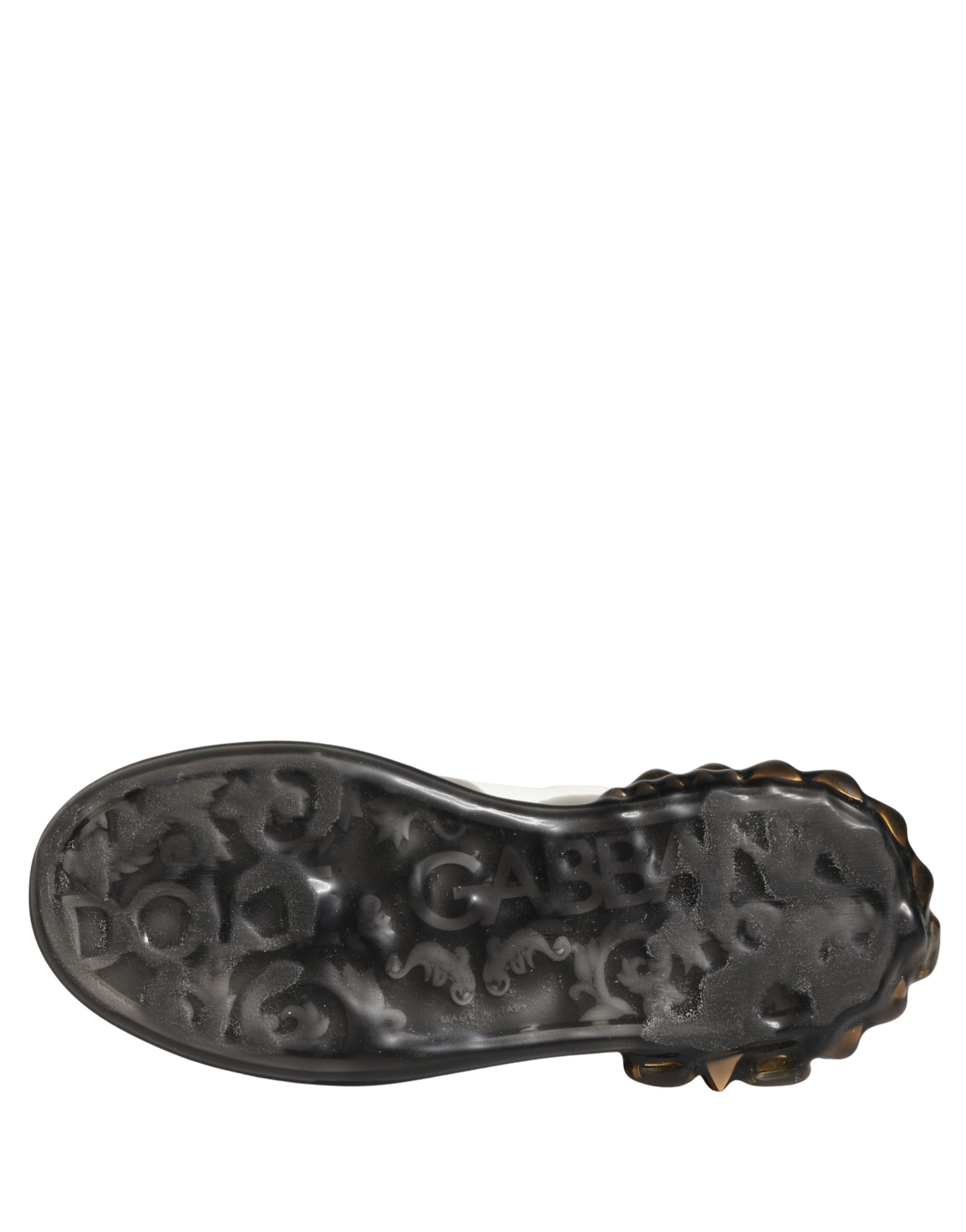 Dolce & Gabbana Multicolor Crystal StuddedLOVE Sneakers Shoes Dolce & Gabbana