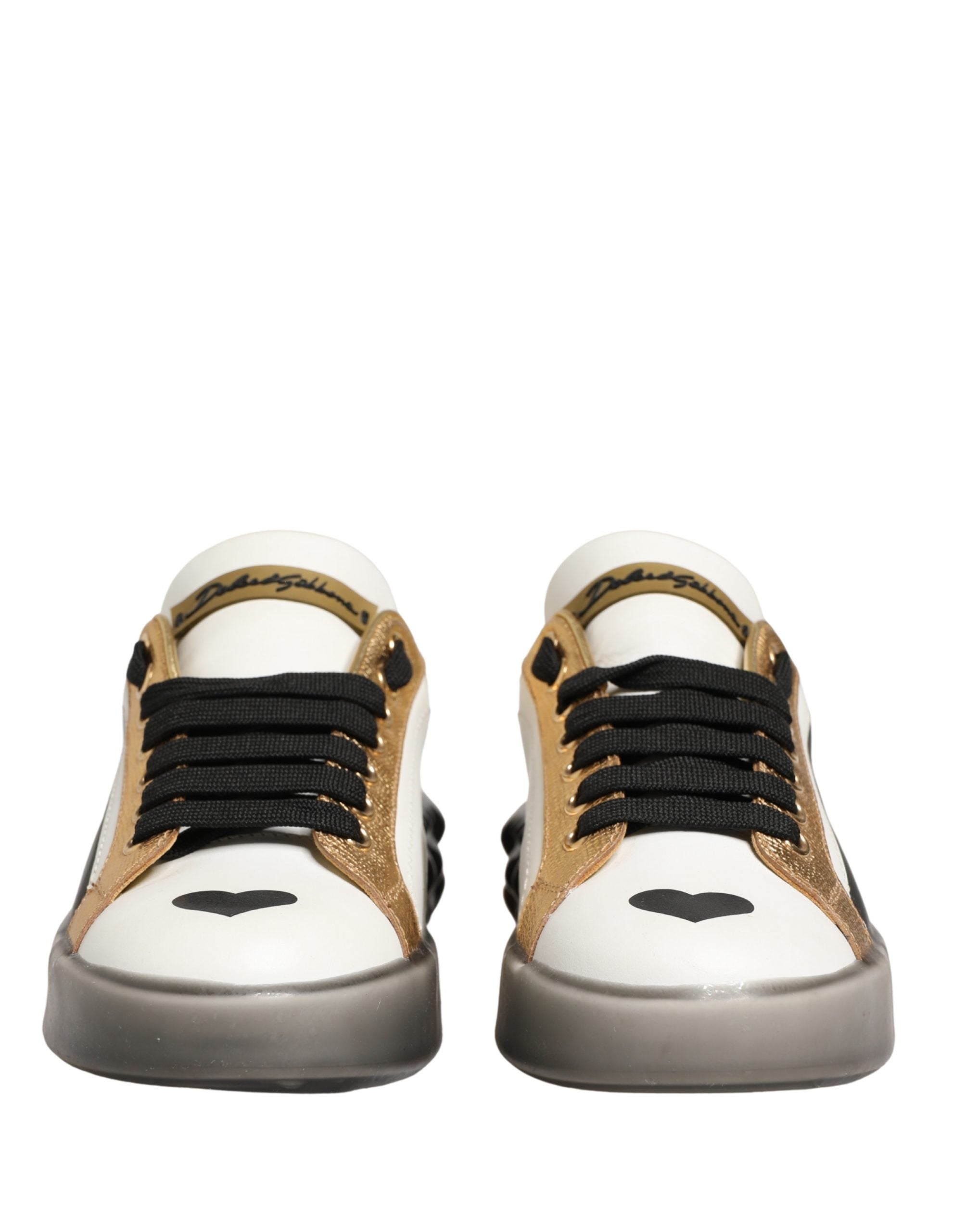 Dolce & Gabbana Multicolor Crystal StuddedLOVE Sneakers Shoes Dolce & Gabbana