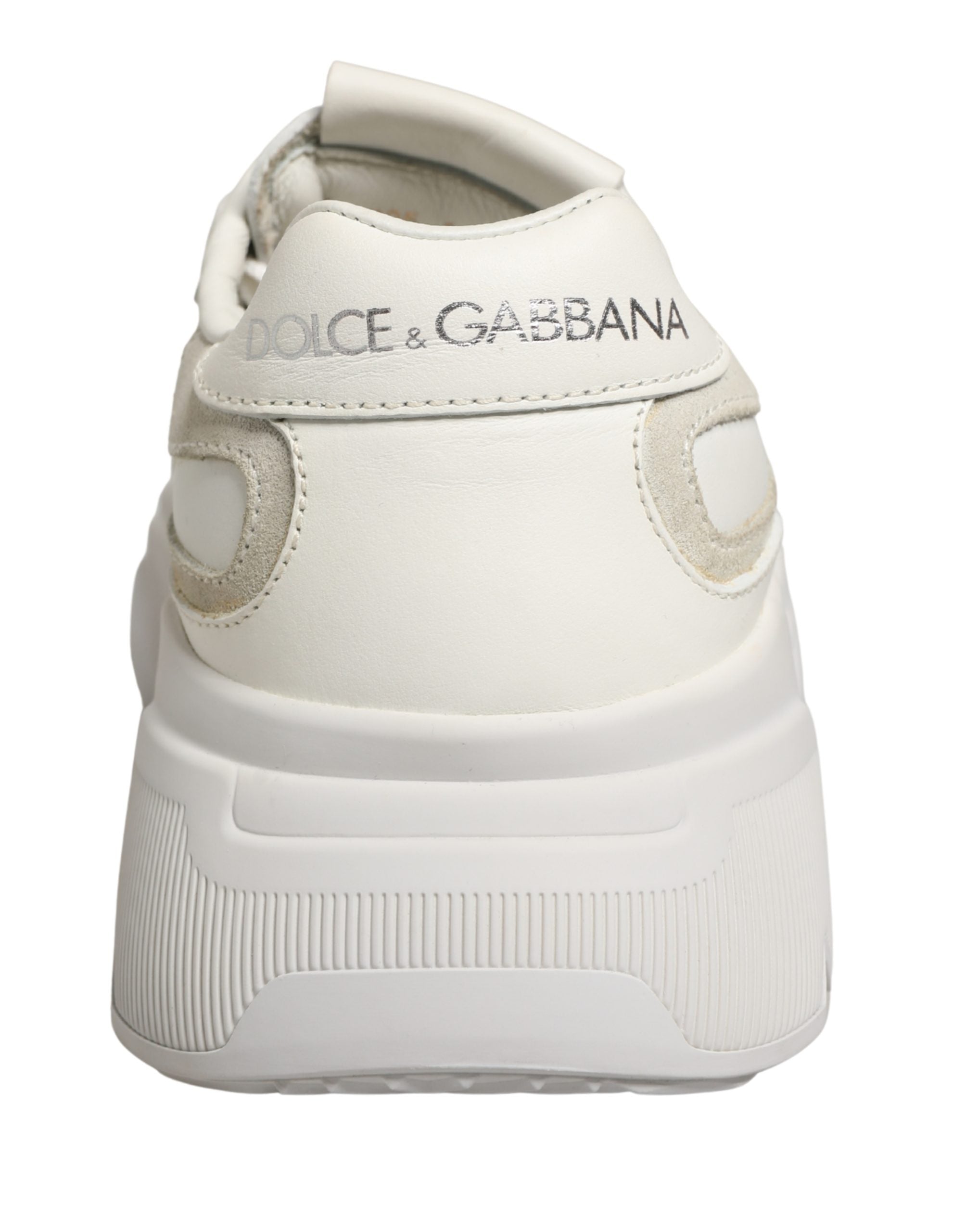 Dolce & Gabbana White Leather Daymaster Low Top Sneakers Shoes Dolce & Gabbana