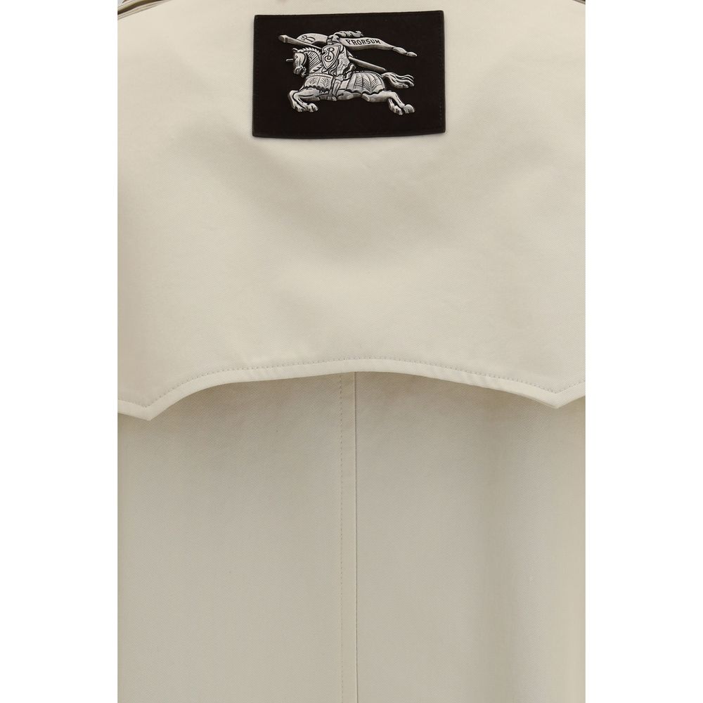 Burberry Beige Cotton Trench Coat Burberry