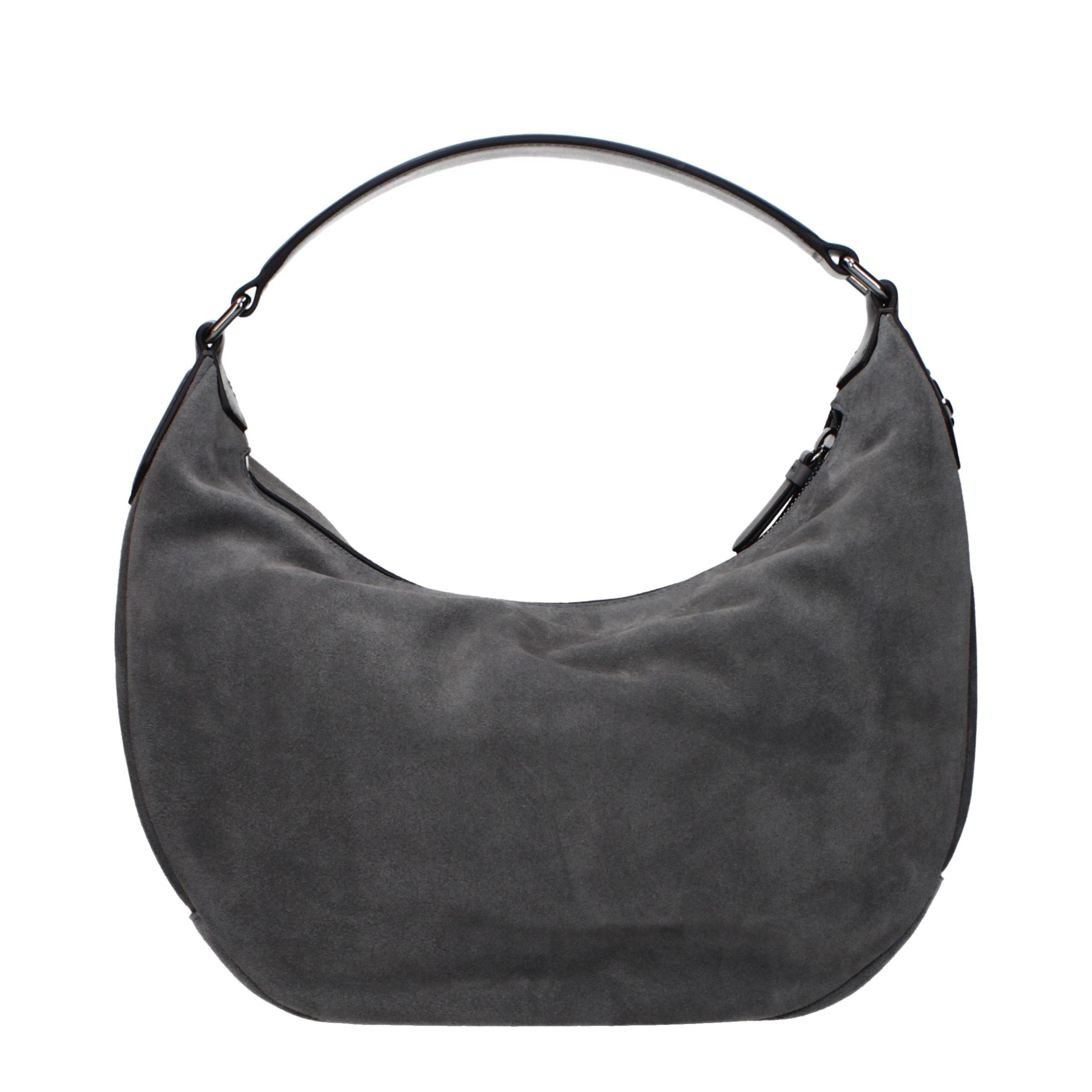Jimmy Choo Gray Leather Shoulder Bag Jimmy Choo