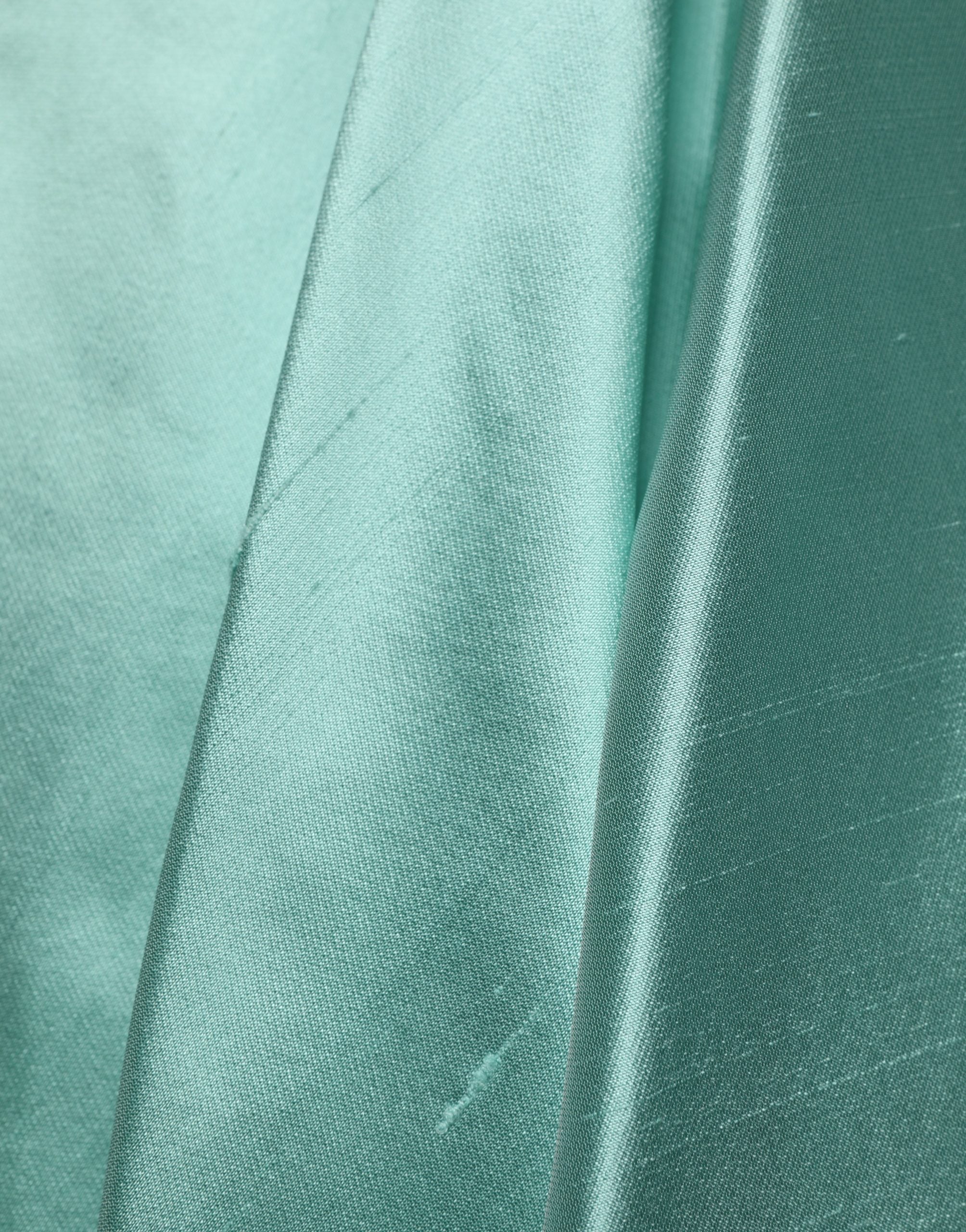 Dolce & Gabbana Green Satin High-Waisted Pleated A-line Midi Skirt Dolce & Gabbana