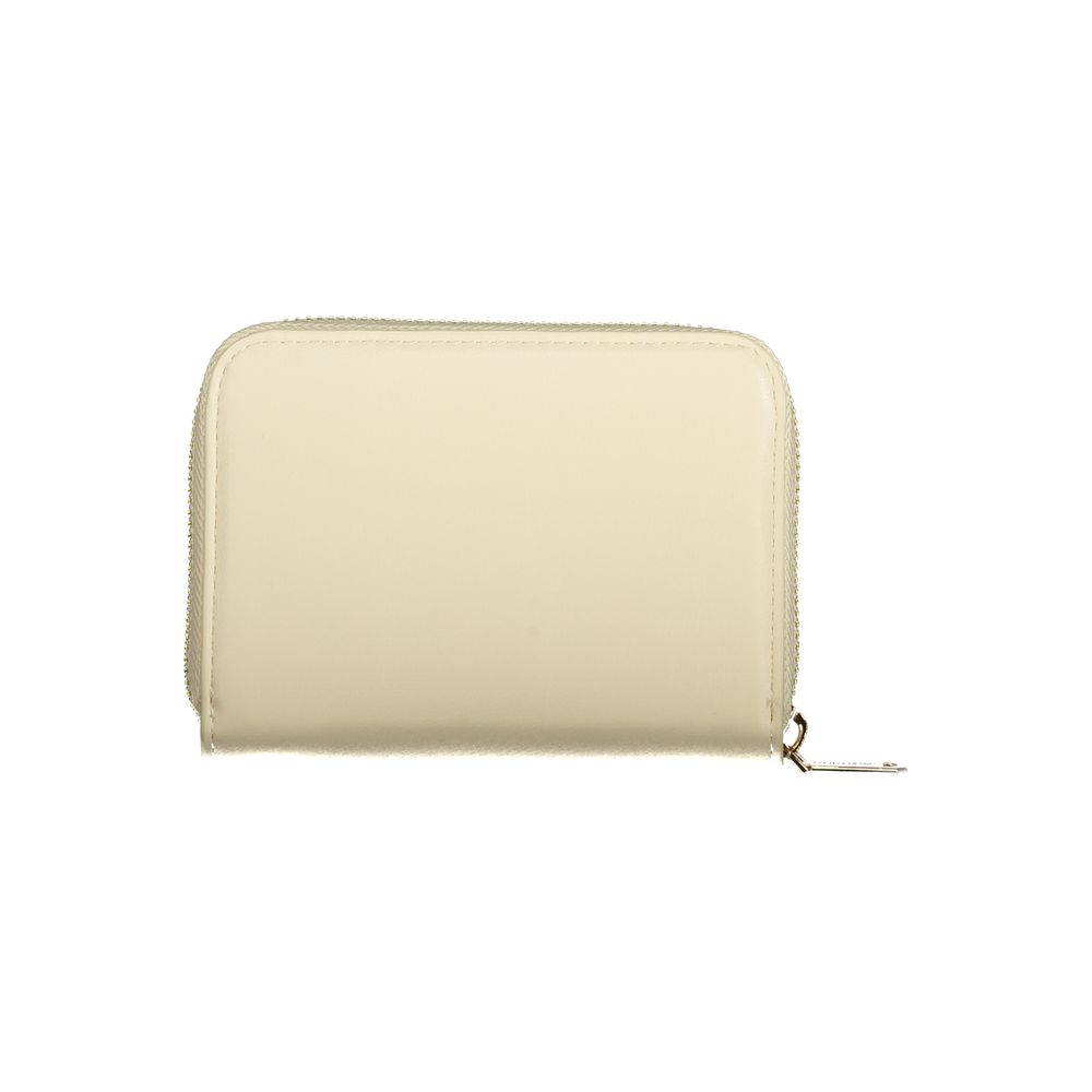 Mario Valentino Beige Polyurethane Women's Wallet Mario Valentino