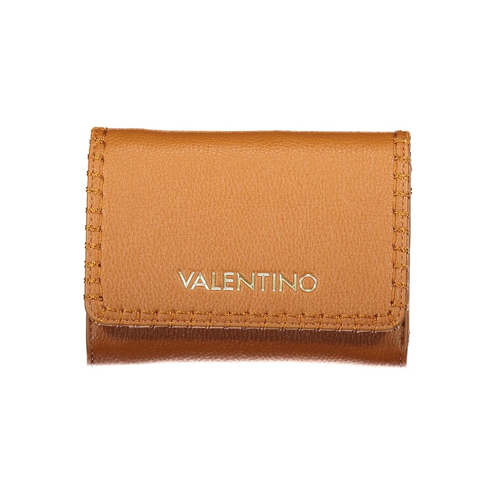 Mario Valentino Brown Polyurethane Womens Wallet Mario Valentino