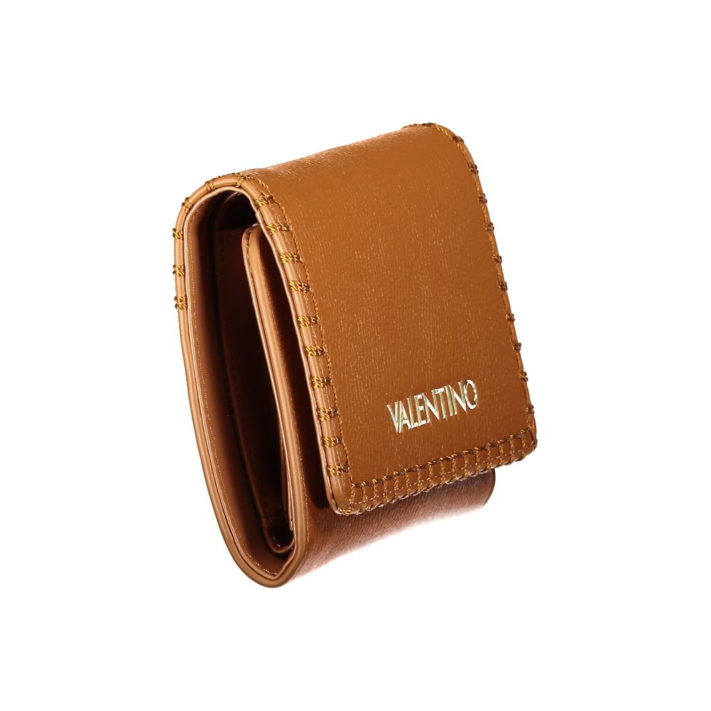Mario Valentino Brown Polyurethane Womens Wallet Mario Valentino