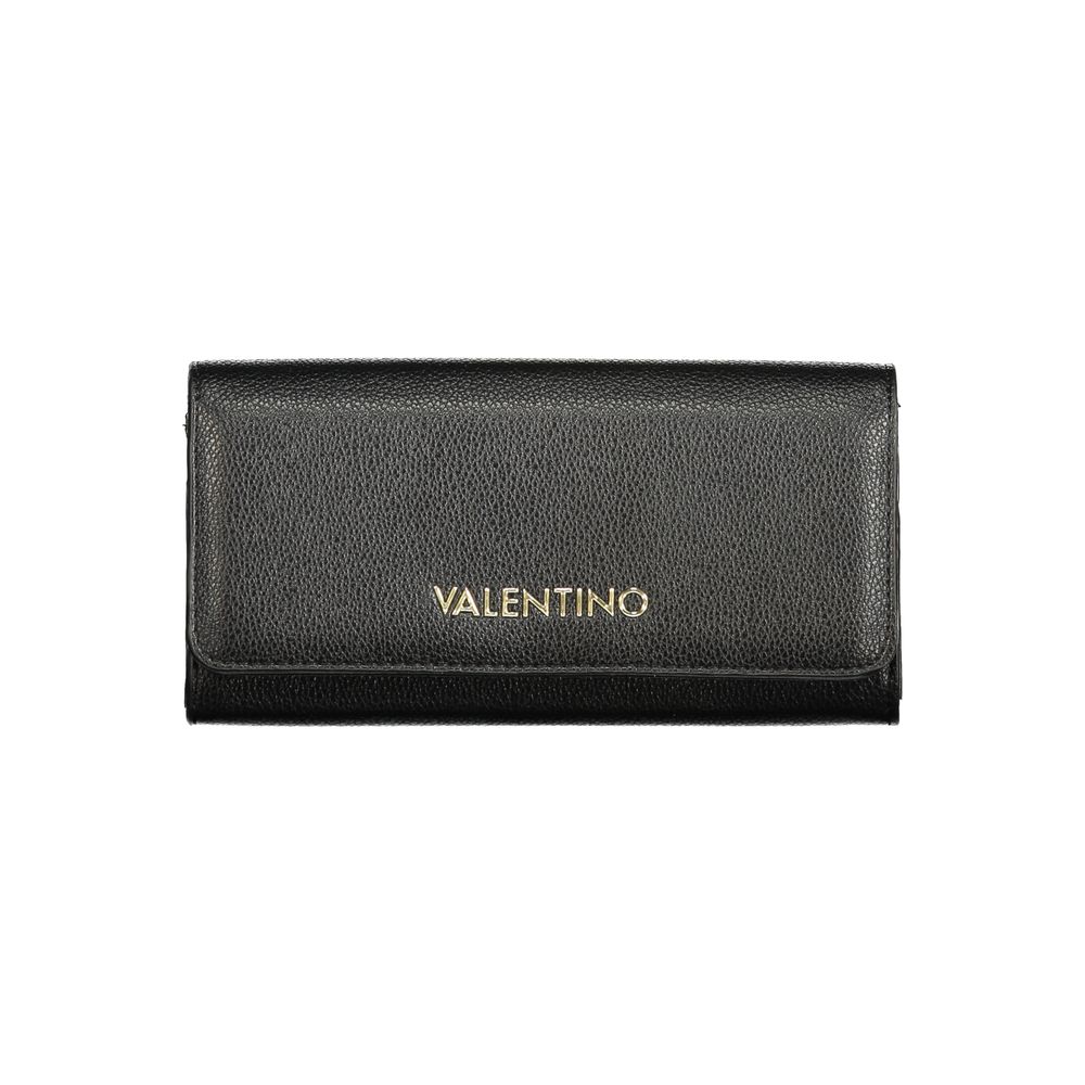 Mario Valentino Black Polyurethane Women's Wallet Mario Valentino