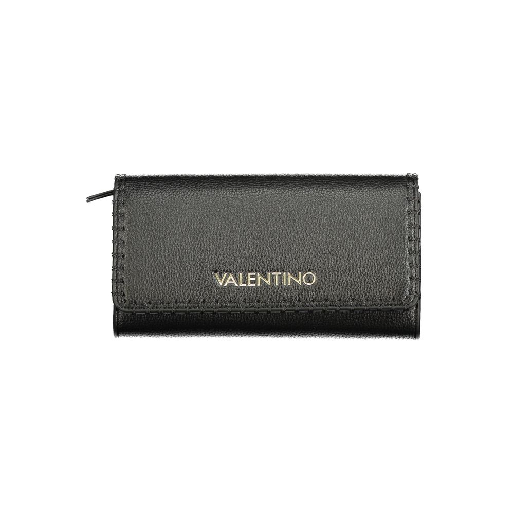 Mario Valentino Black Polyurethane Women's Wallet Mario Valentino