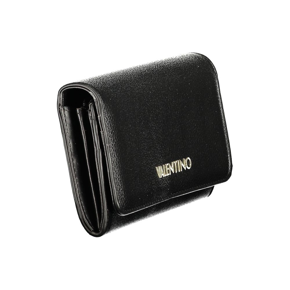 Mario Valentino Black Polyurethane Women's Wallet Mario Valentino