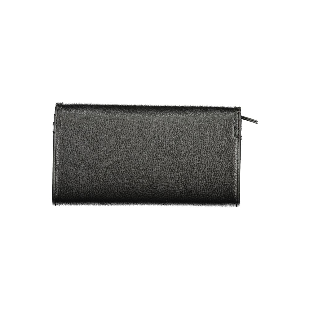 Mario Valentino Black Polyurethane Women's Wallet Mario Valentino