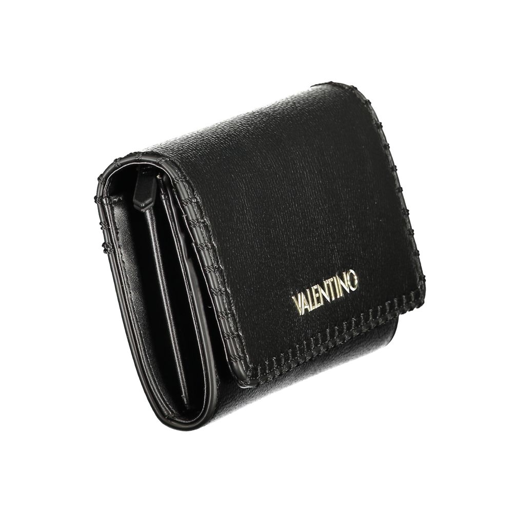 Mario Valentino Black Polyurethane Women's Wallet Mario Valentino