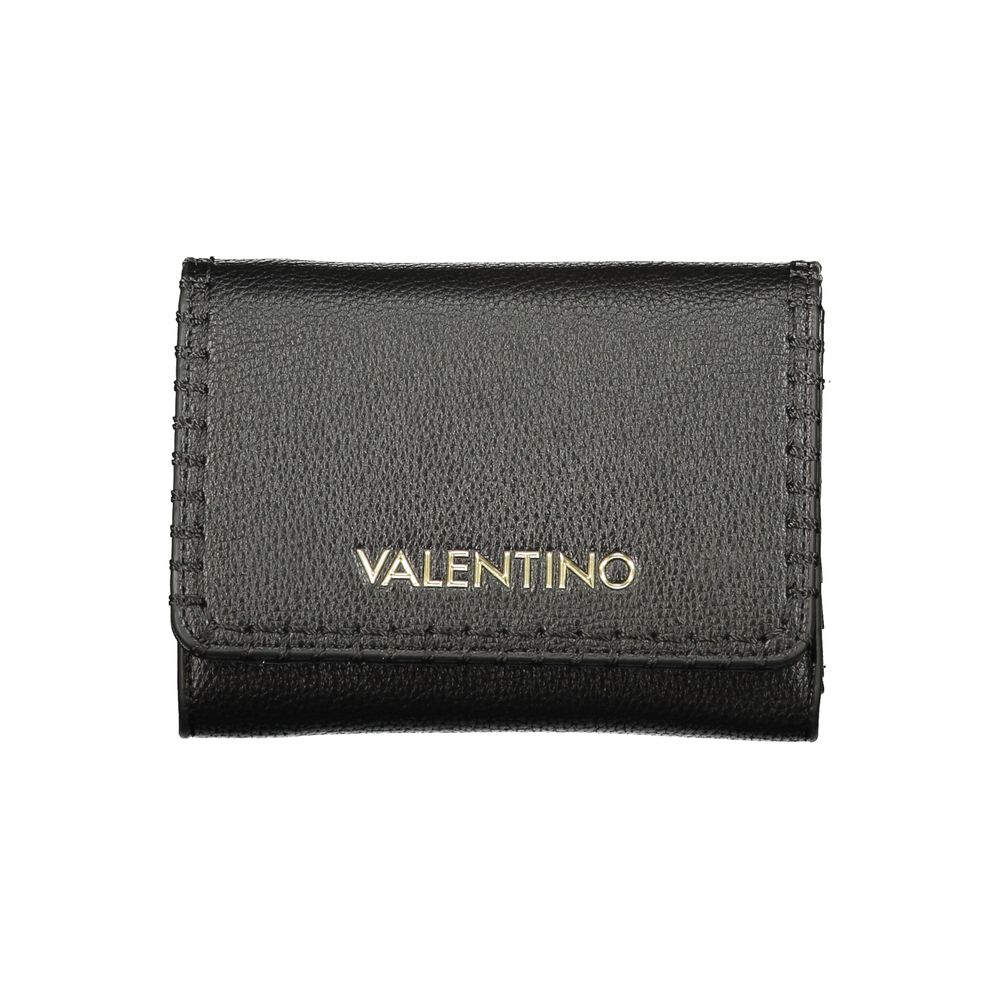 Mario Valentino Black Leather Women's Wallet Mario Valentino