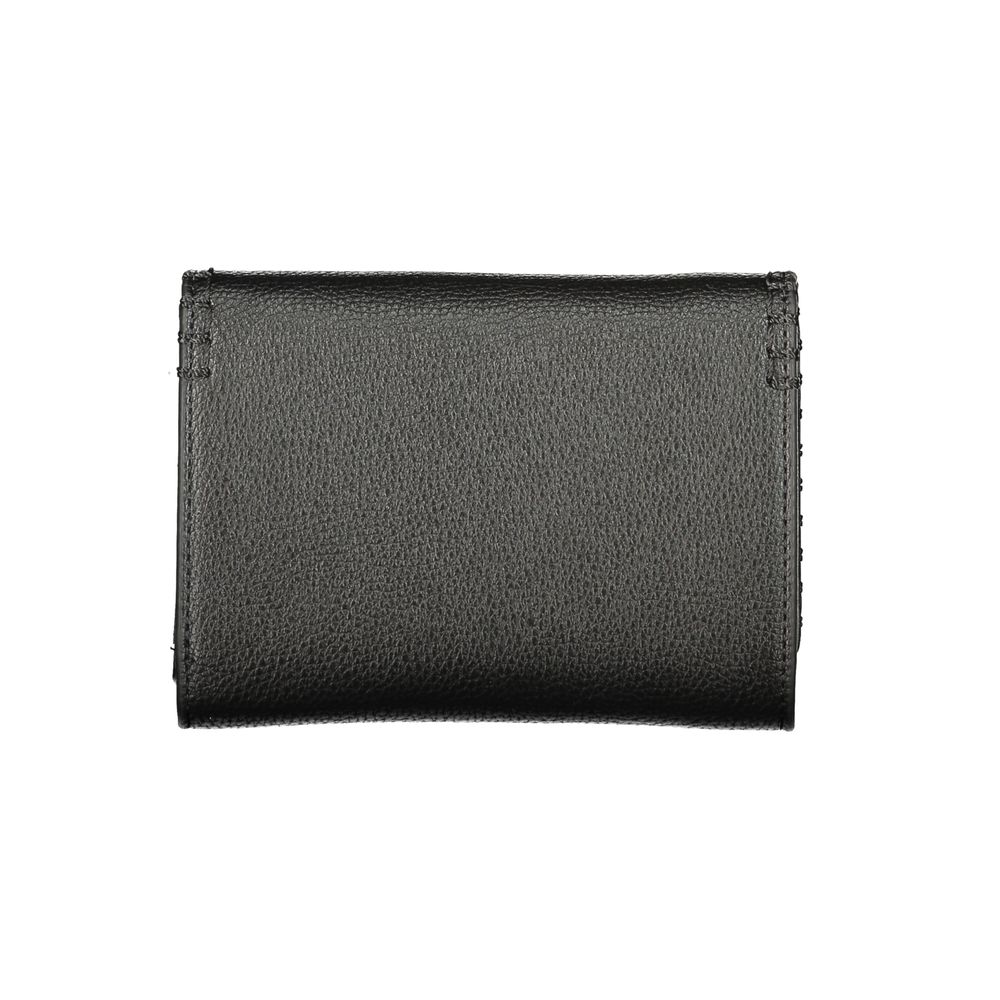 Mario Valentino Black Leather Women's Wallet Mario Valentino