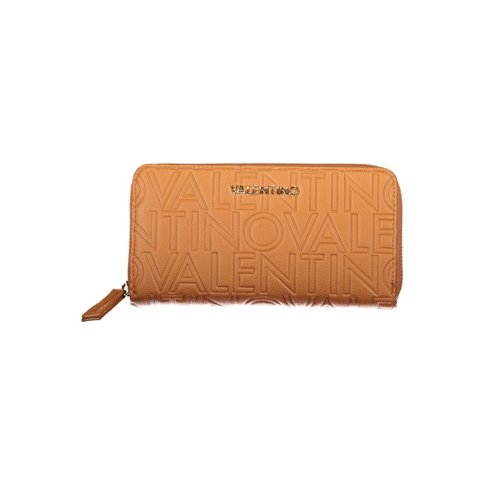 Mario Valentino Brown Polyurethane Women's Wallet Mario Valentino