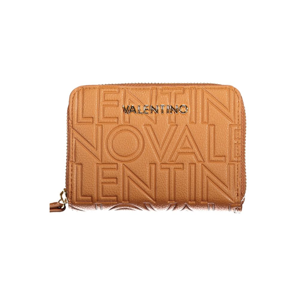 Mario Valentino Brown Polyurethane Womens Wallet Mario Valentino