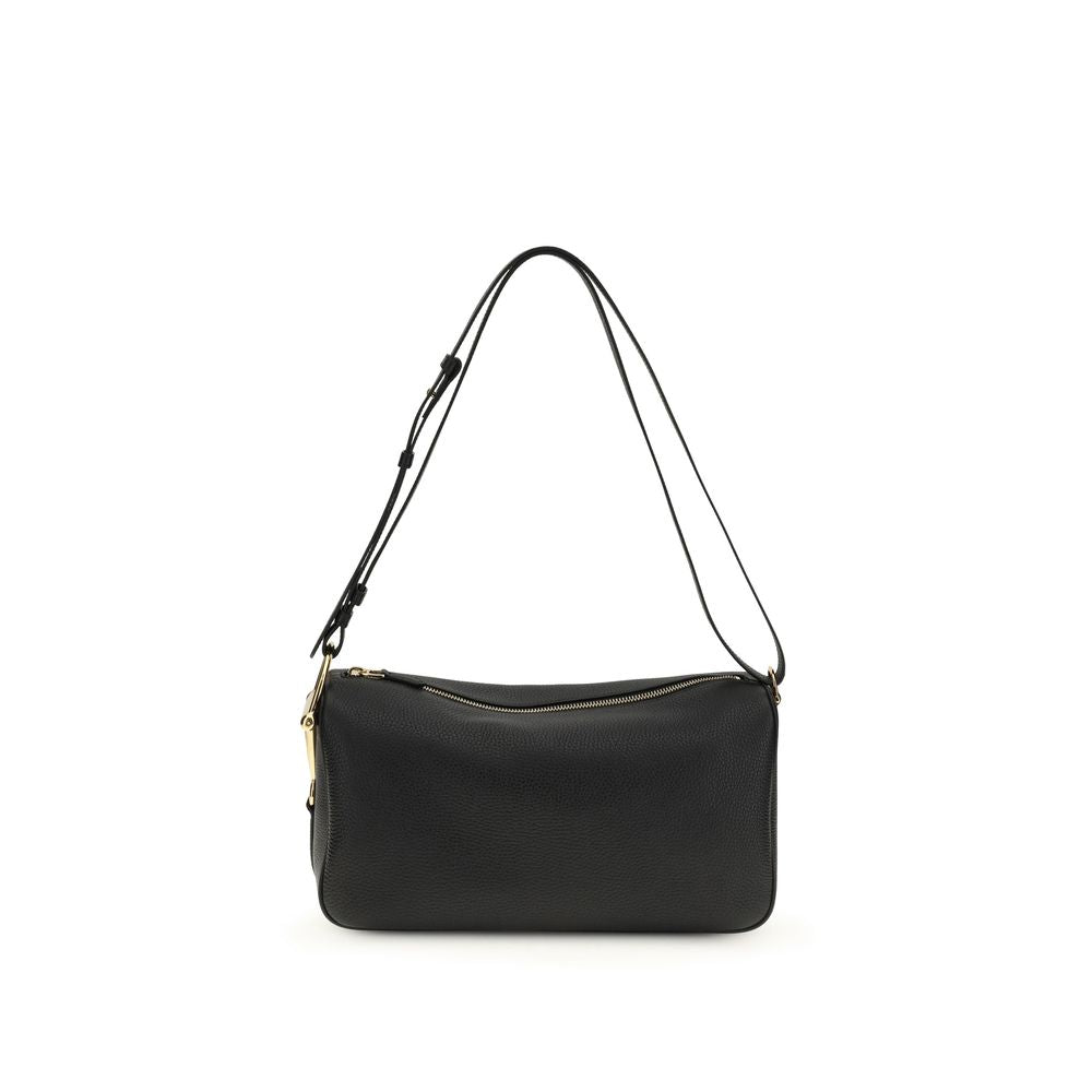 Gucci Black Calf Leather Bos Taurus Shoulder Bag Gucci