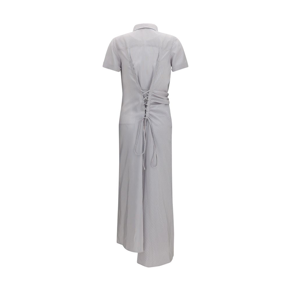 Alexander McQueen Multicolor Silk Casual Dress Alexander McQueen