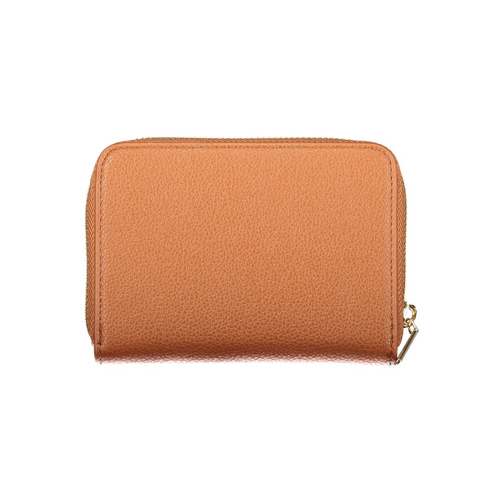 Mario Valentino Brown Polyurethane Womens Wallet Mario Valentino