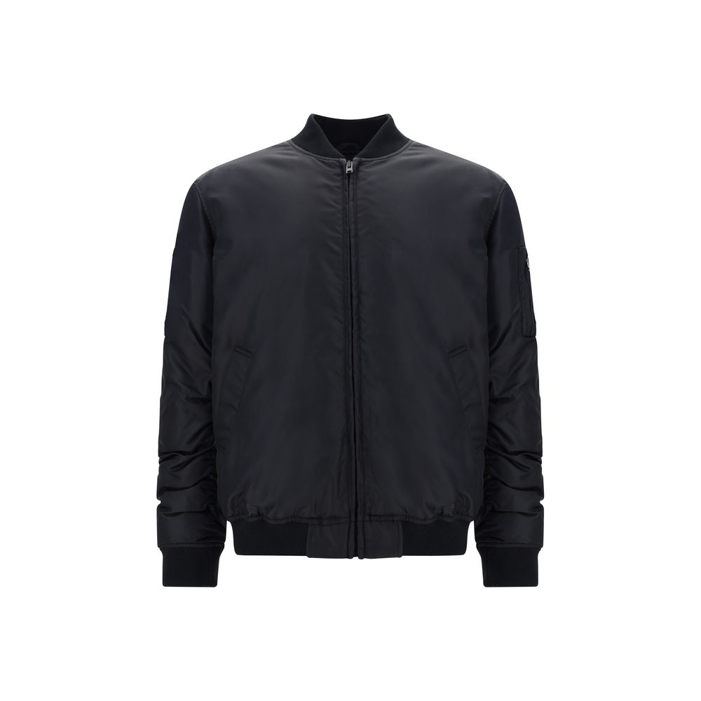 Moschino Black Polyamide Bomber Moschino