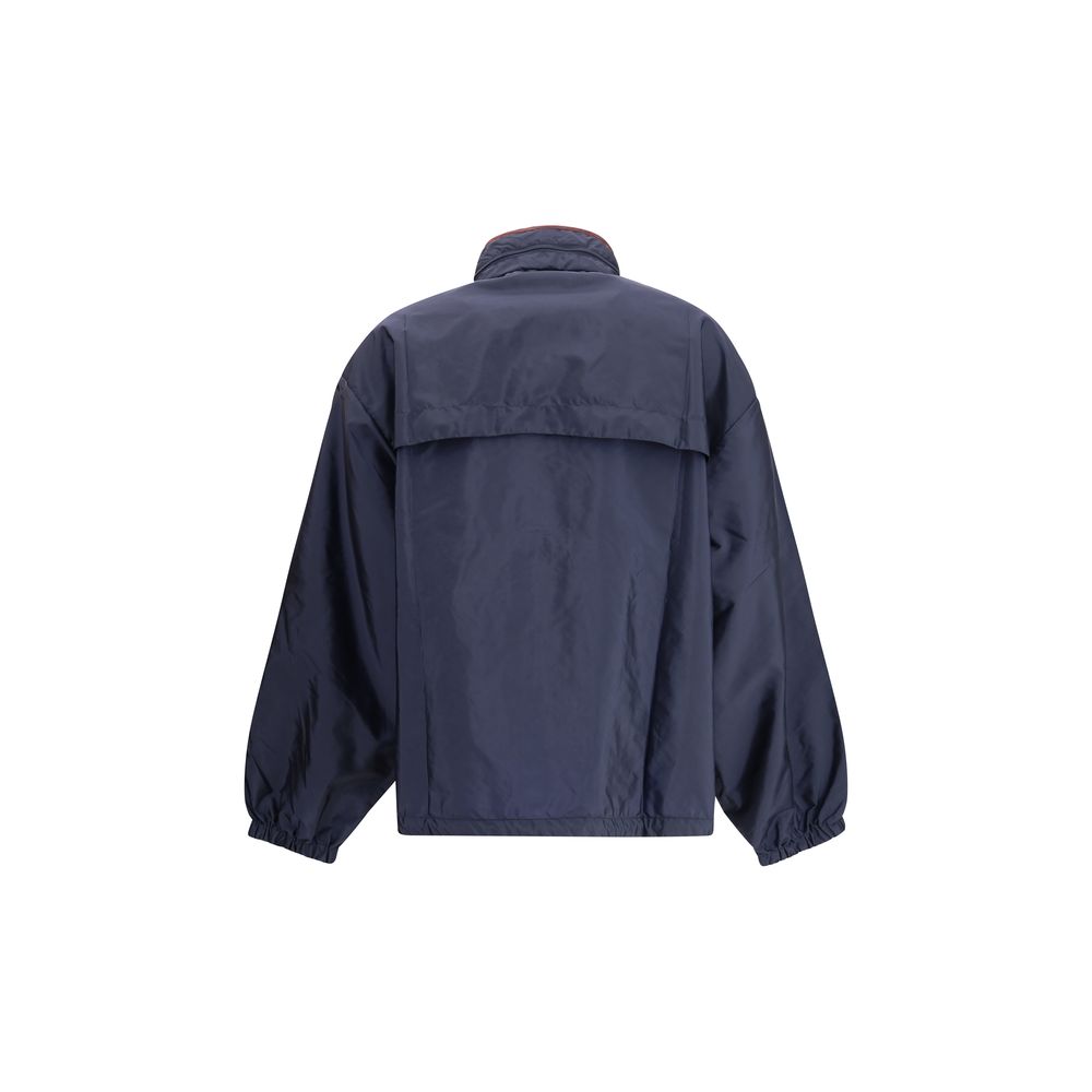 Prada Blue Polyamide Shell Jacket Prada
