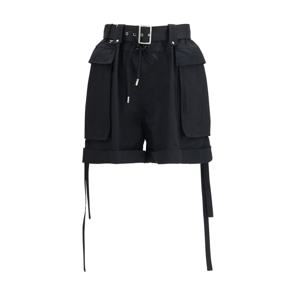 Alexander McQueen Black Cotton Bermuda Shorts Alexander McQueen