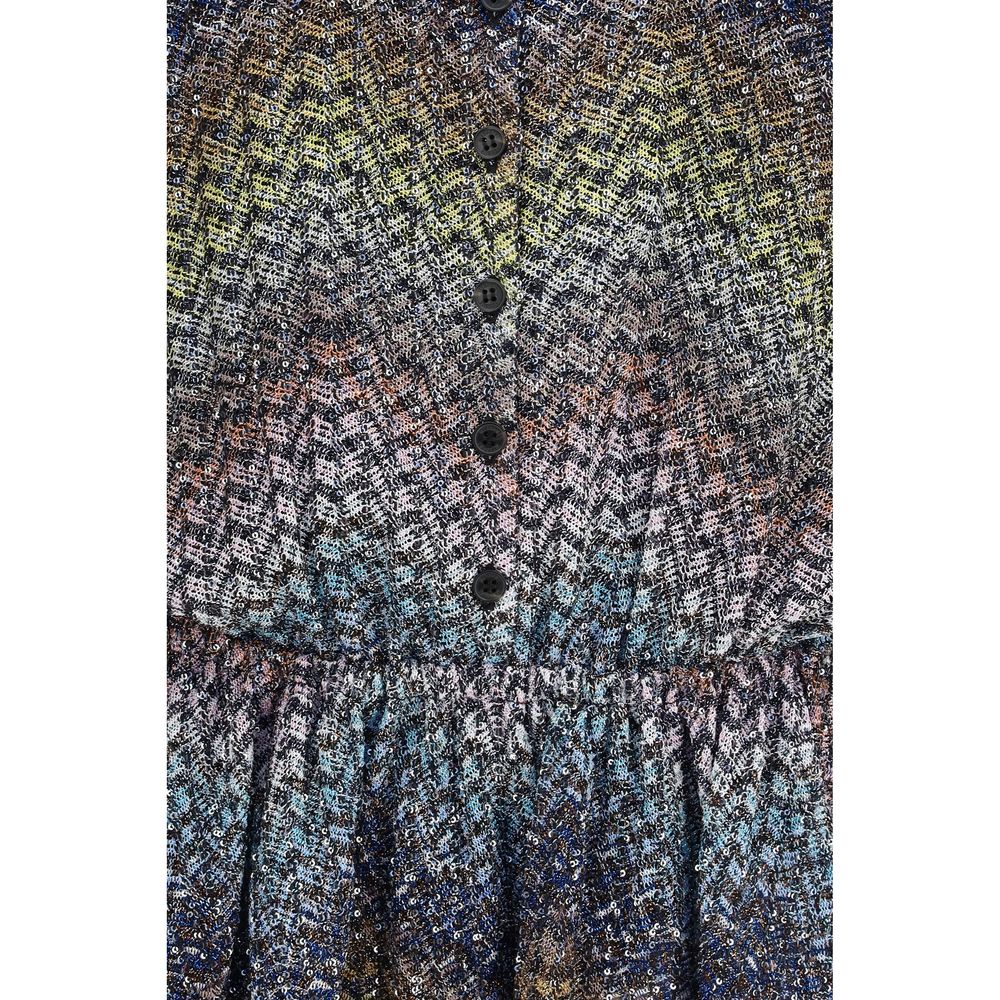 Missoni Multicolor Viscose Casual Dress Missoni