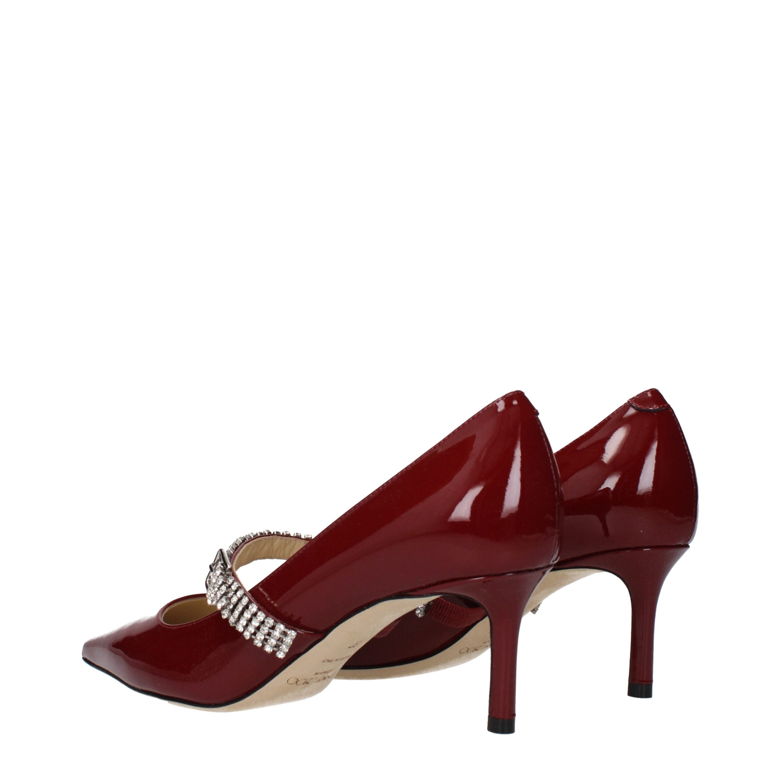 Jimmy Choo Red Leather High Heel Pumps Jimmy Choo