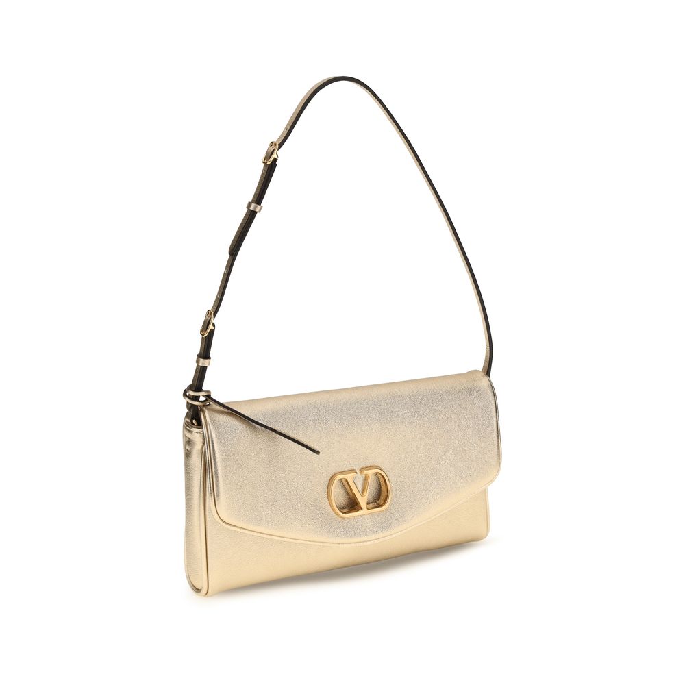 Valentino Garavani Gold Lamb Ovis Aries Aries Shoulder Bag Valentino Garavani
