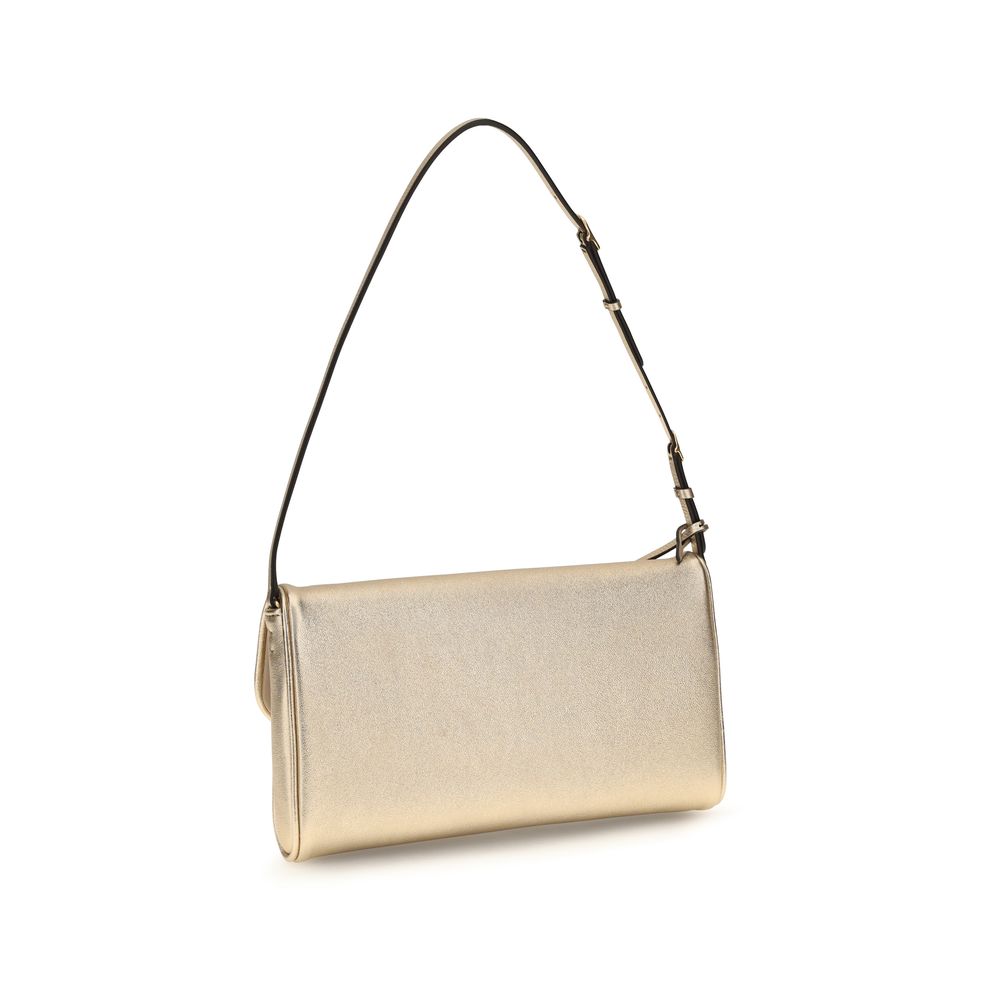 Valentino Garavani Gold Lamb Ovis Aries Aries Shoulder Bag Valentino Garavani