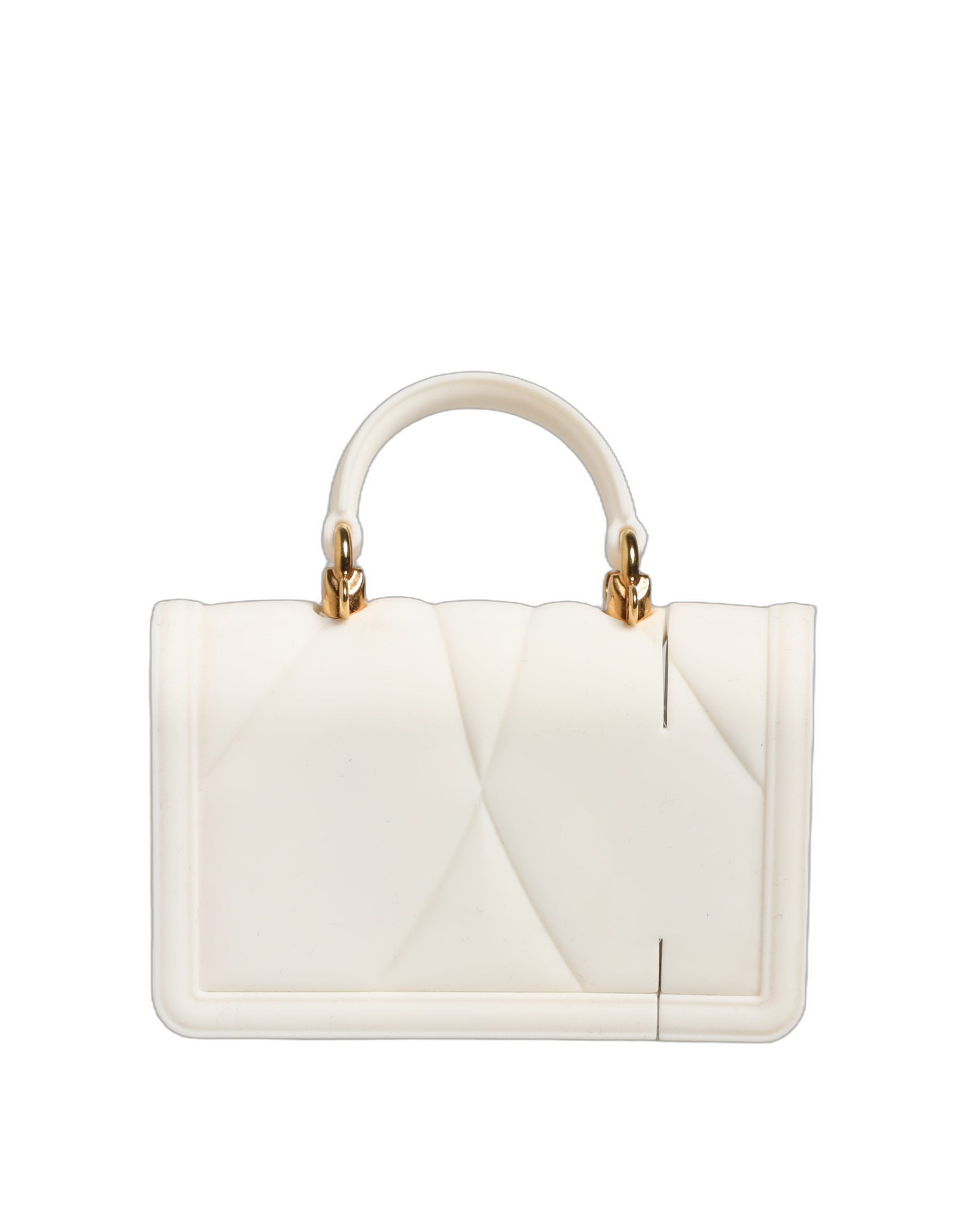 Dolce & Gabbana Case White Silicone Devotion Heart Cover Hand Bag Airpod Dolce & Gabbana