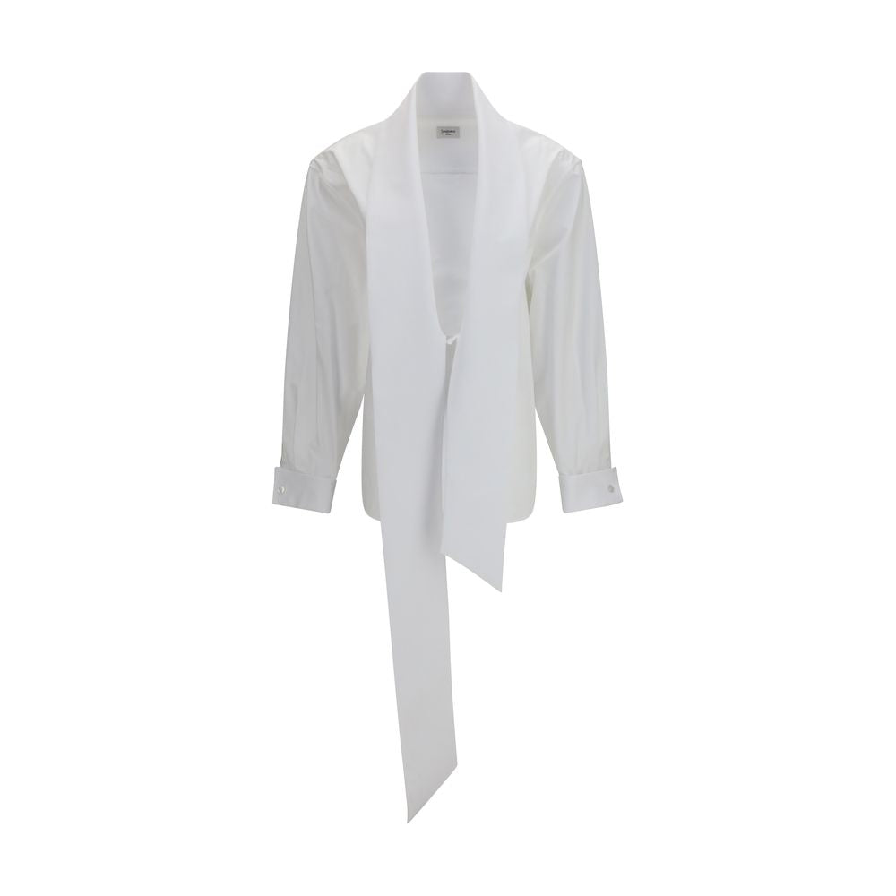 Saint Laurent White Cotton Dress Shirt Saint Laurent